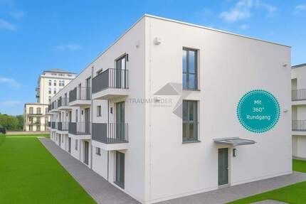 ! Neujahrsangebot ! Barrierefreie 2-Raum-Whg. mit Einbauküche, 2 Balkonen, Wärmepumpe & Photovoltaik 2 zimmer