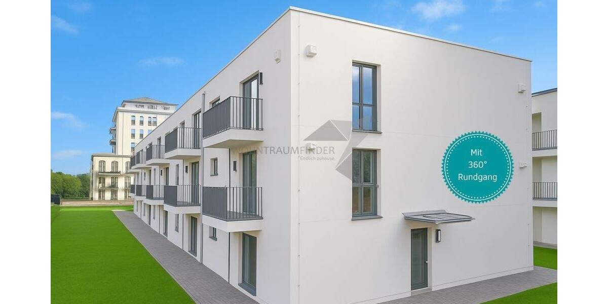 ! Neujahrsangebot ! Barrierefreie 2-Raum-Whg. mit Einbauküche, 2 Balkonen, Wärmepumpe & Photovoltaik 2 zimmer