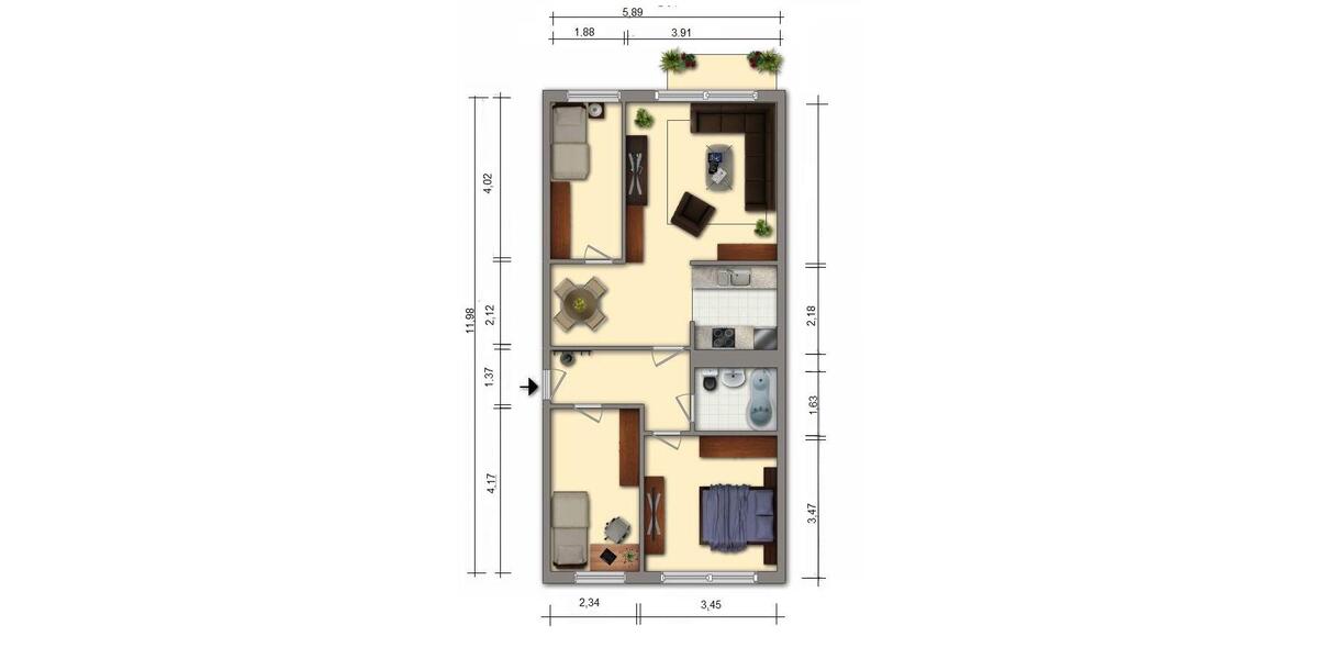 Etagenwohnung Chemnitz Helbersdorf - 4 Zimmer, 70 m&sup2;, 360&euro; | Angebot:26385003