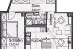 Etagenwohnung Chemnitz Kaßberg - 2 Zimmer, 47 m&sup2;, 280&euro; | Angebot:26834864