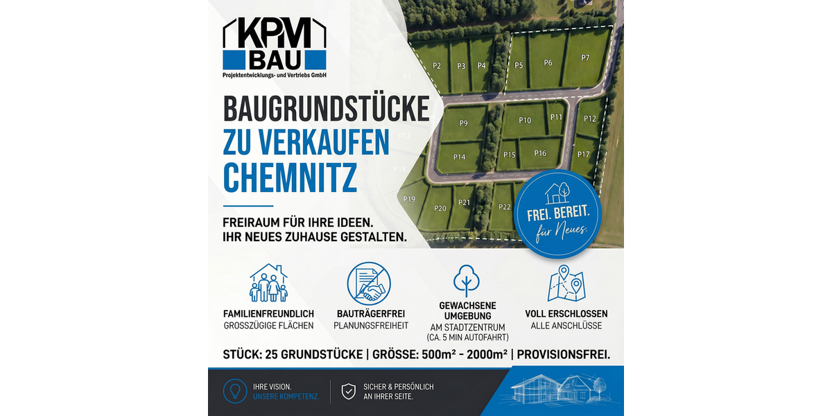 Grundstück Chemnitz Borna-Heinersdorf - 162.000&euro; | Angebot:26488528