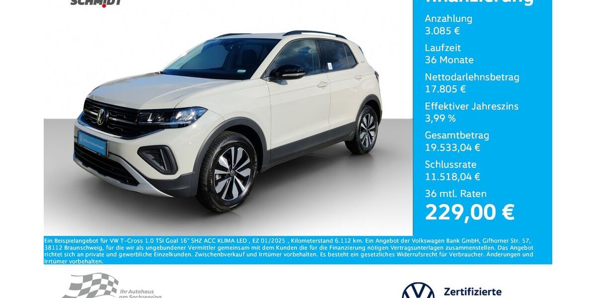 VW T-Cross 6.112 km 20.890 &euro; Bernsdorf 09337