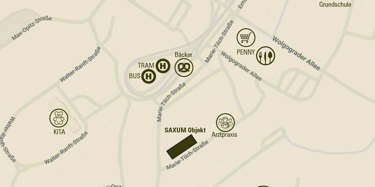 Etagenwohnung Chemnitz Hutholz - 3 Zimmer, 54 m&sup2;, 335&euro; | Angebot:26345713