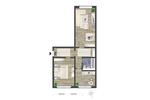 Etagenwohnung Chemnitz Altendorf - 2 Zimmer, 59 m&sup2;, 324&euro; | Angebot:26682254