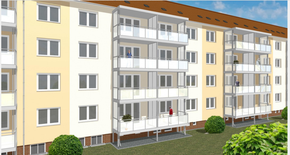 Etagenwohnung Chemnitz Borna-Heinersdorf - 3 Zimmer, 61 m&sup2;, 420&euro; | Angebot:26682055