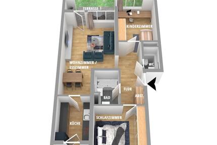 Wohnung Chemnitz Grüna - 3 Zimmer, 75 m&sup2;, 149.000&euro; | Angebot:25639960