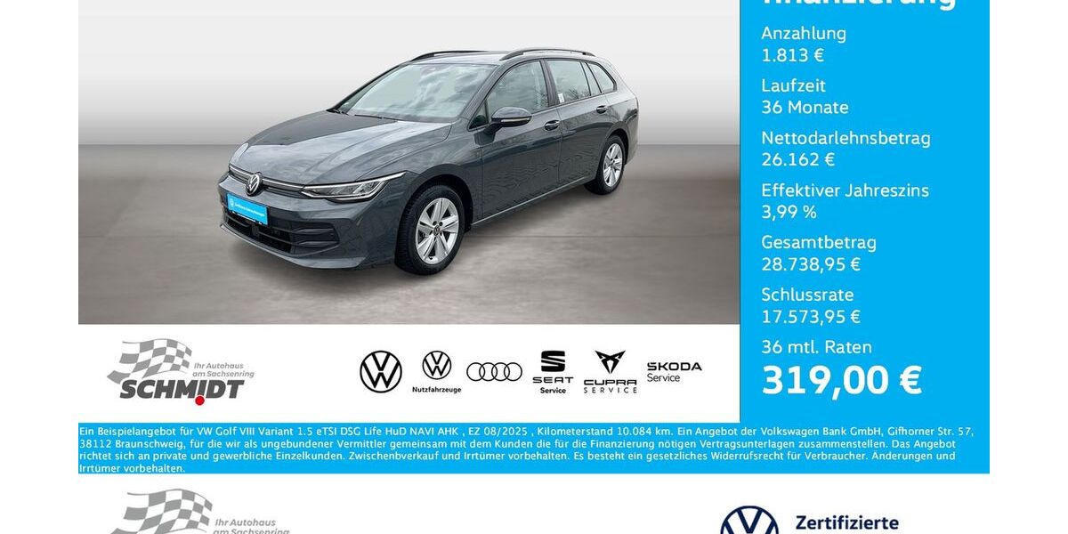 VW Golf 10.084 km 27.975 &euro; Bernsdorf 09337