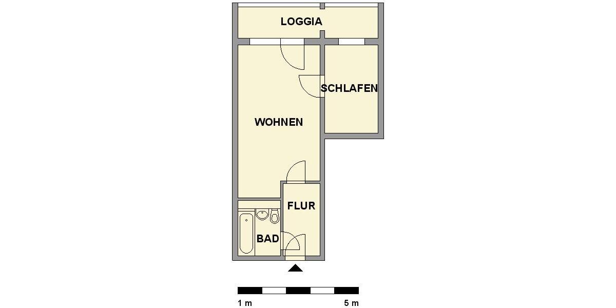 Kleine 2-Zimmer-Wohnung im Chemnitzer Süden zimmer