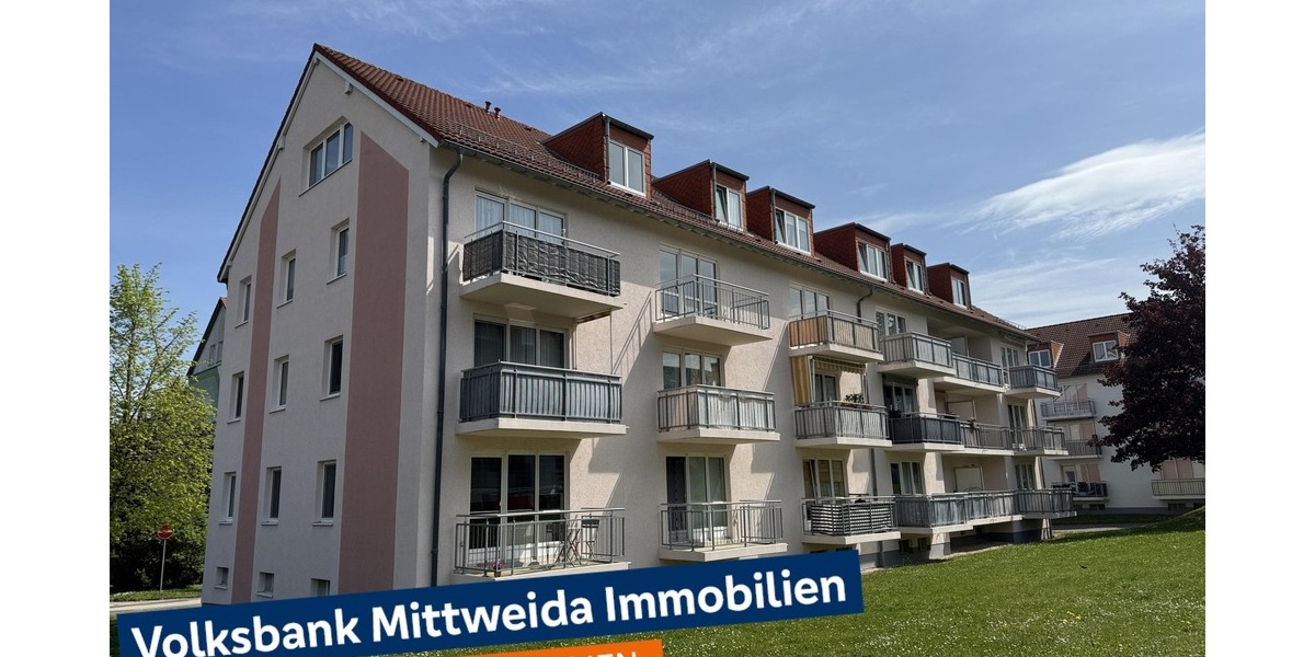 Schöne, helle 1-Raum-Wohnung mit Balkon und Stellplatz! Ideal für Eigennutzer! - Etagenwohnung Hainichen | Angebot:26477772