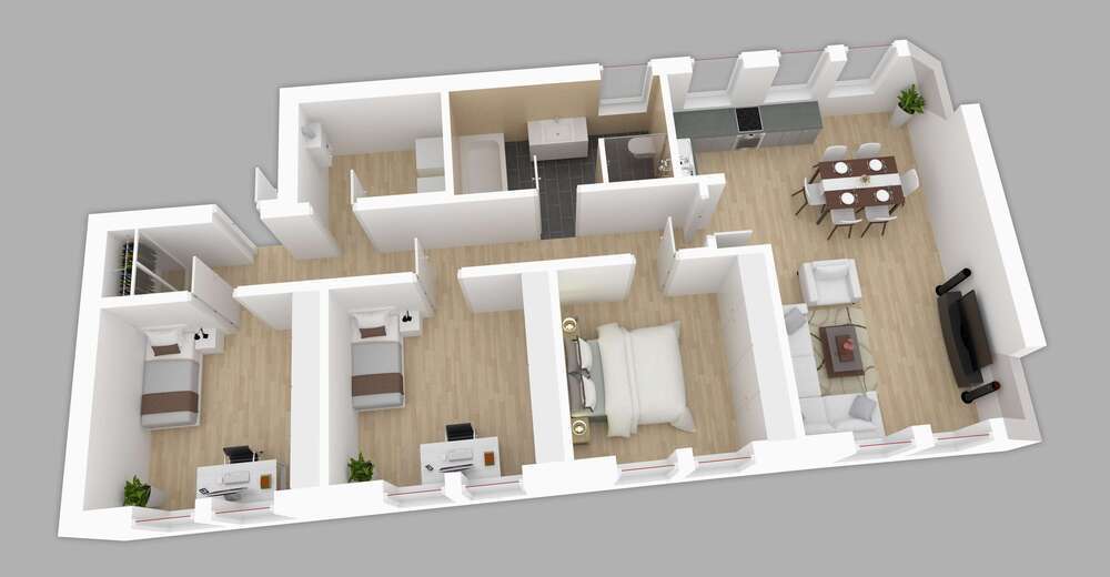 Wohnung zum Mieten in Elterlein 870 € 102 m²