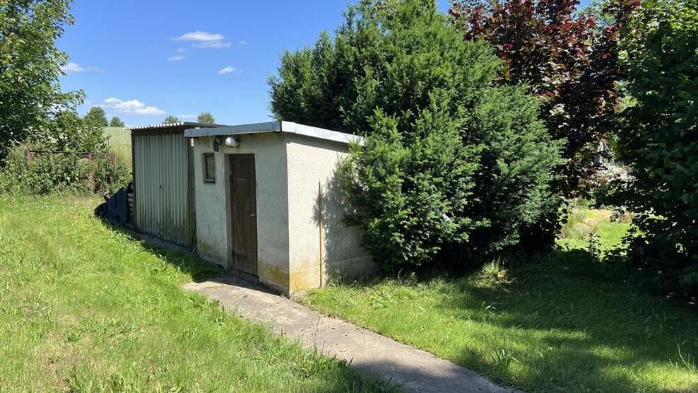 Großes Grundstück mit Wochenendhaus am Stadtrand von Geringswalde