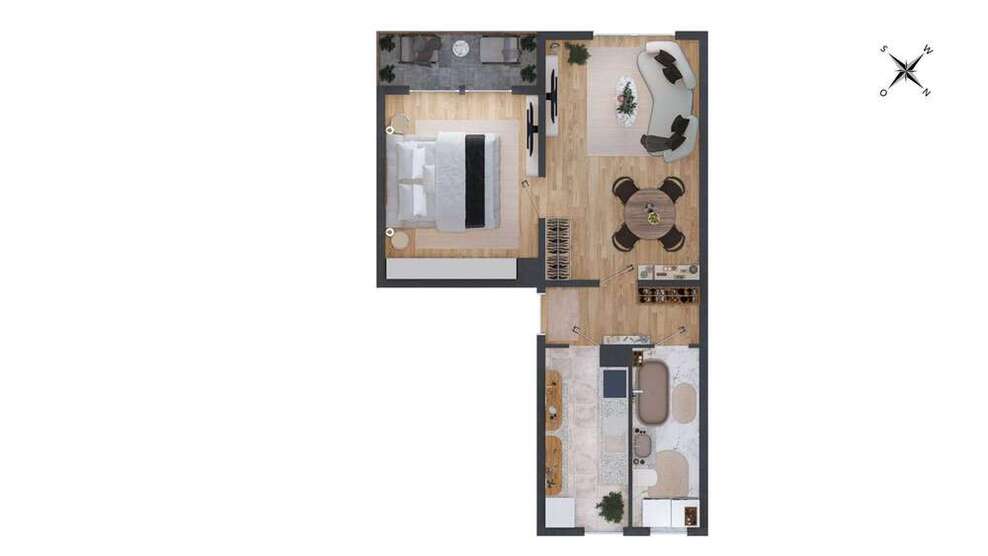 Wohnung zum Mieten in Elterlein 385 € 50.4 m²