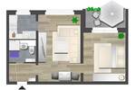 Etagenwohnung Chemnitz Gablenz - 2 Zimmer, 44 m&sup2;, 270&euro; | Angebot:26826522