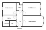 Etagenwohnung Chemnitz Kapellenberg - 3 Zimmer, 84 m&sup2;, 480&euro; | Angebot:26562183