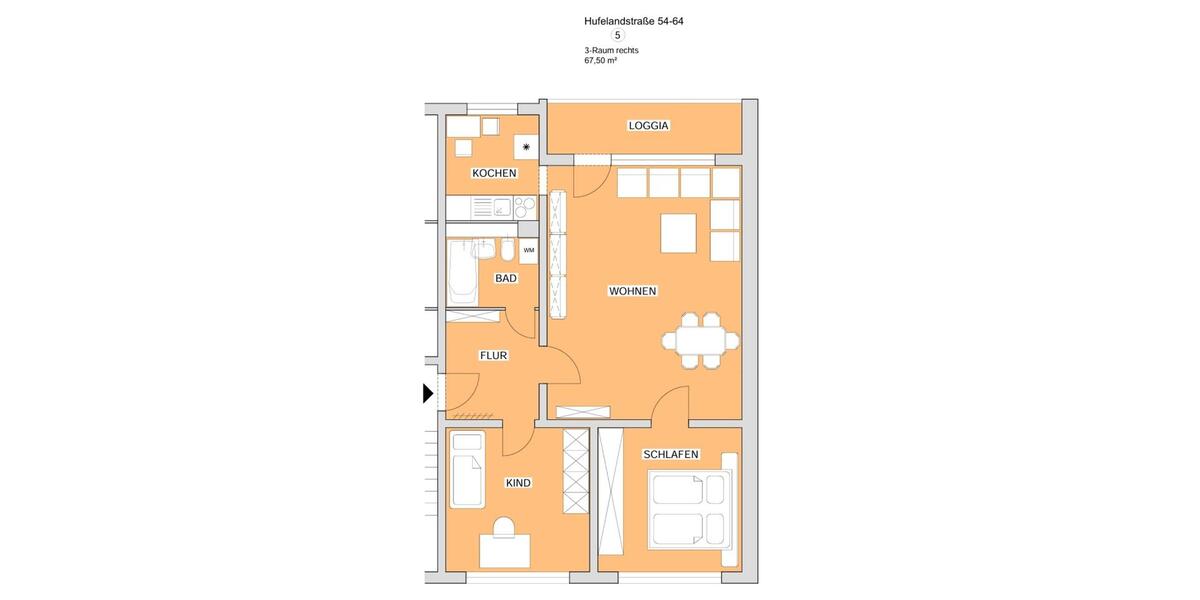 3-Raum Wohnung in ruhiger Lage von Stollberg 3 zimmer