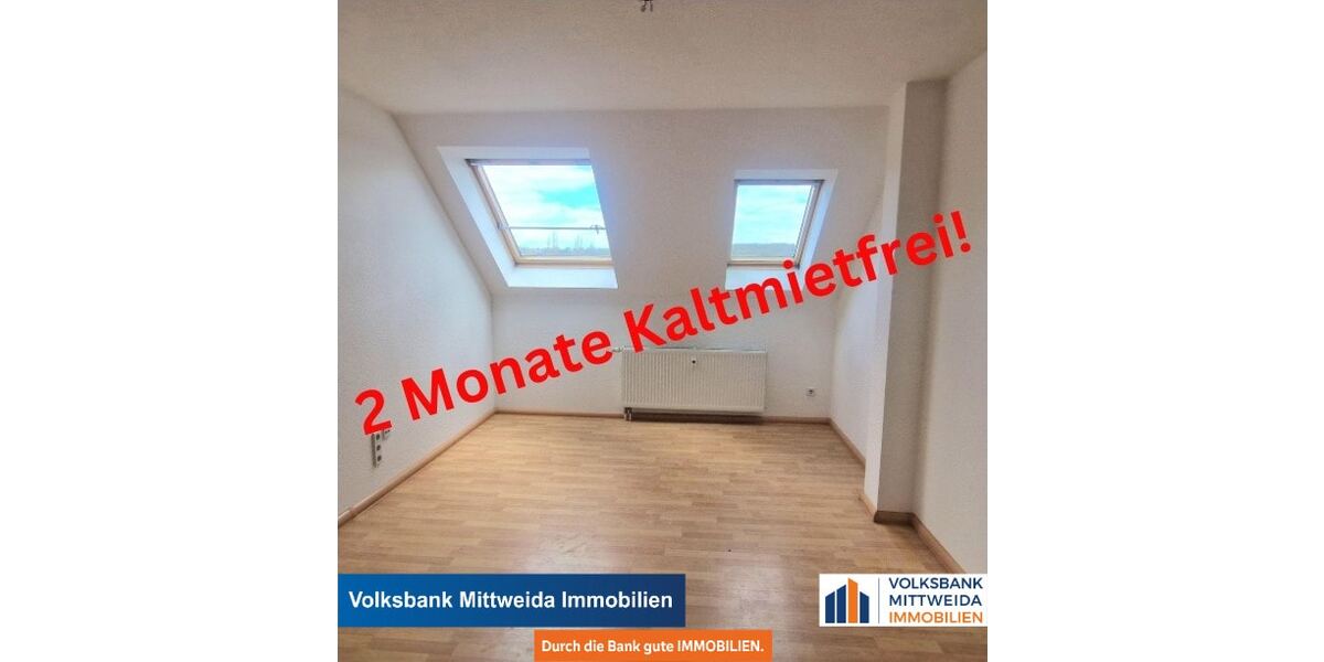 2 MONATE KALTMIETFREI! - gemütliche 3-Zimmer-Dachgeschoßwohnung-nahe Sachsenallee - Dachgeschoßwohnung Chemnitz Sonnenberg | Angebot:17845408