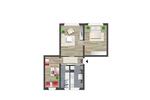 Erdgeschoßwohnung Chemnitz Adelsberg - 3 Zimmer, 56 m&sup2;, 282&euro; | Angebot:26429560