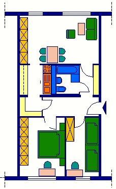 Etagenwohnung Marienberg - 3 Zimmer, 69 m&sup2;, 366&euro; | Angebot:26232042