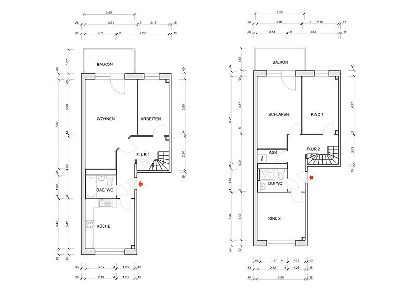 Etagenwohnung Chemnitz Klaffenbach - 5 Zimmer, 111 m&sup2;, 830&euro; | Angebot:26339288