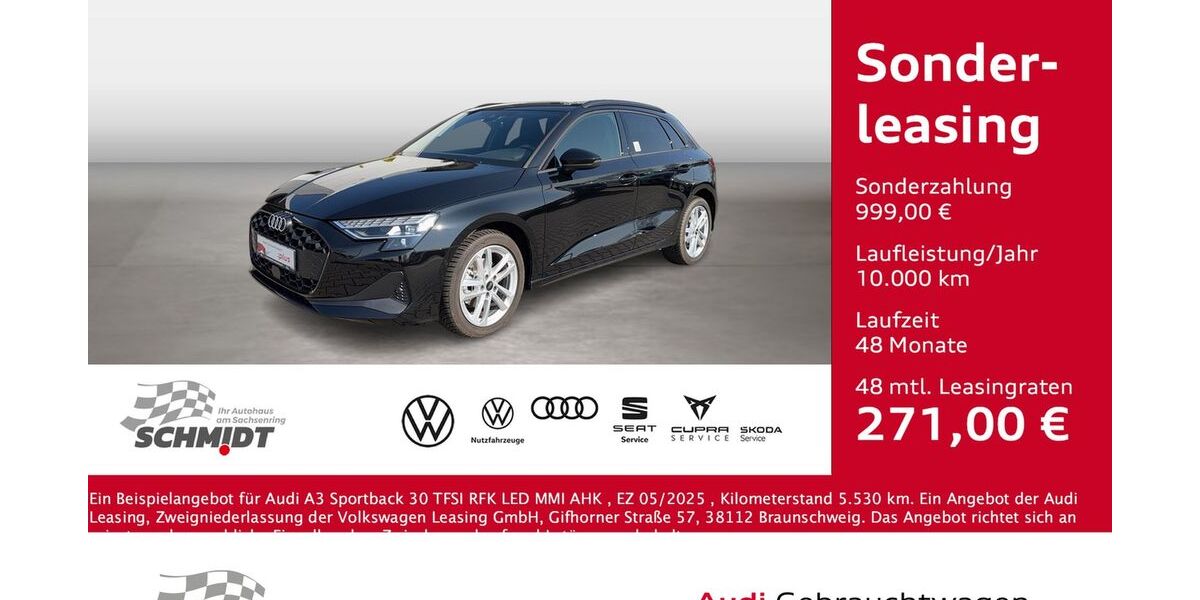 Audi A3 5.530 km 31.975 &euro; Bernsdorf 09337