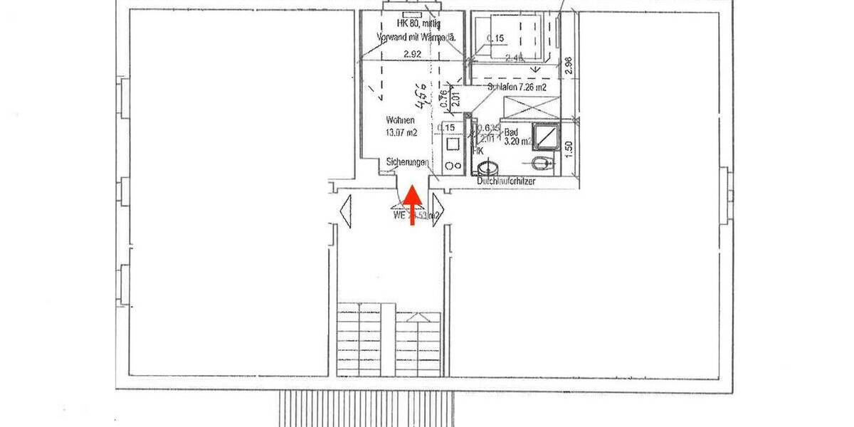 Etagenwohnung Burgstädt Burkersdorf - 1 Zimmer, 28 m&sup2;, 235&euro; | Angebot:26763899