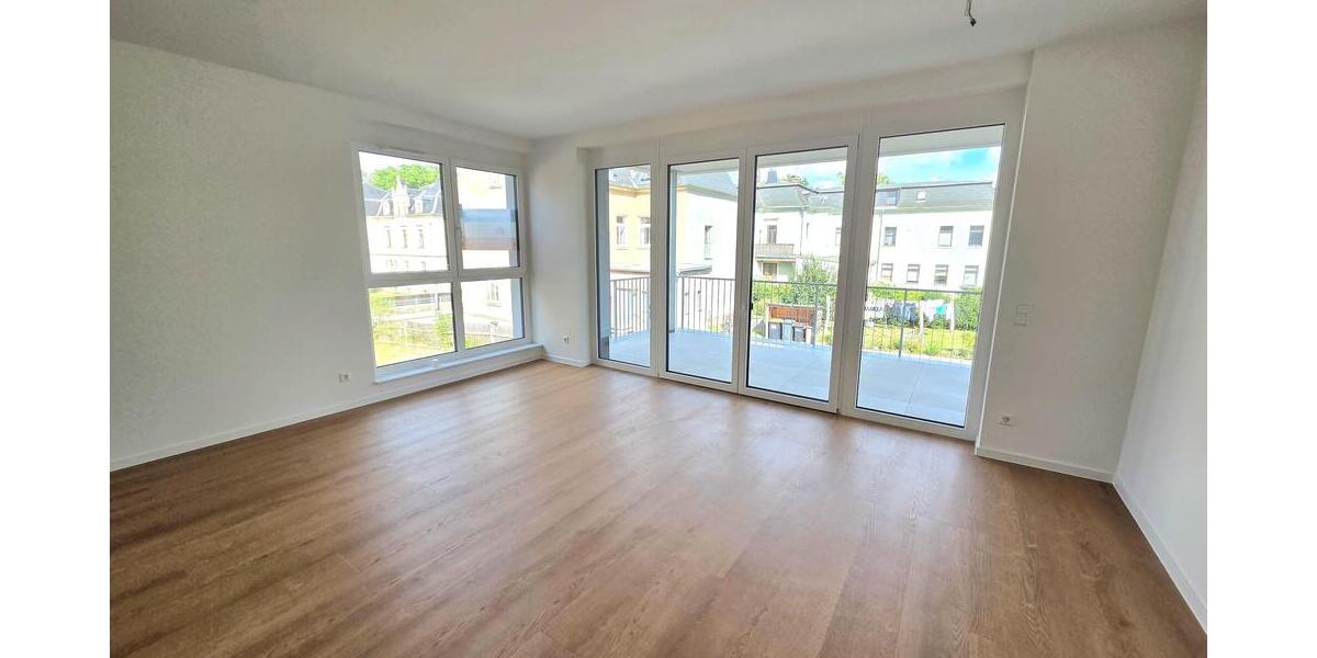 Großzügige 3-Zimmer-Wohnung mit XXL-Balkon im 1.OG -Neubau-Tiefgarage-Aufzug! - Etagenwohnung Burgstädt Burkersdorf | Angebot:26617302