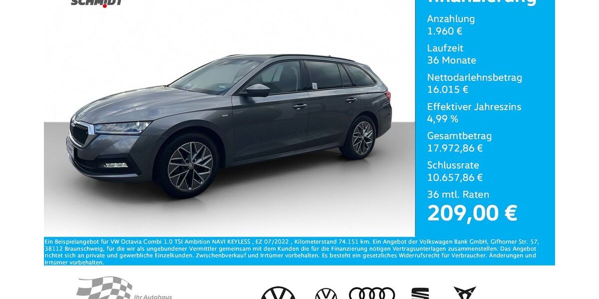 Skoda Octavia 74.151 km 16.975 &euro; Bernsdorf 09337