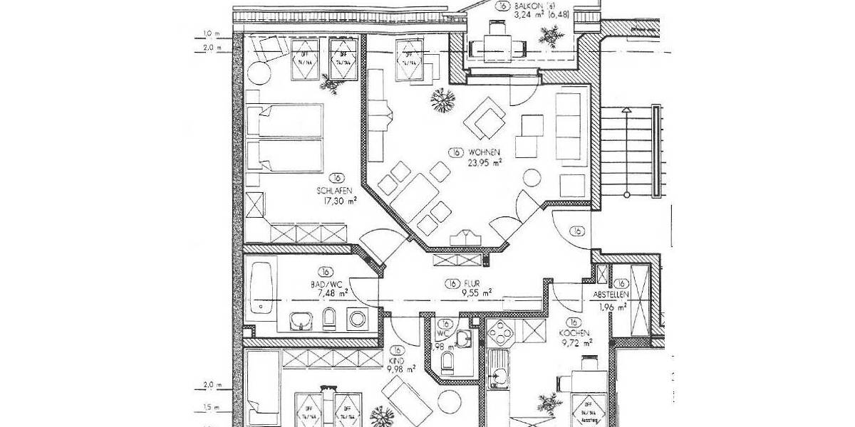Etagenwohnung Chemnitz Kaßberg - 3 Zimmer, 85 m&sup2;, 140.000&euro; | Angebot:26694514
