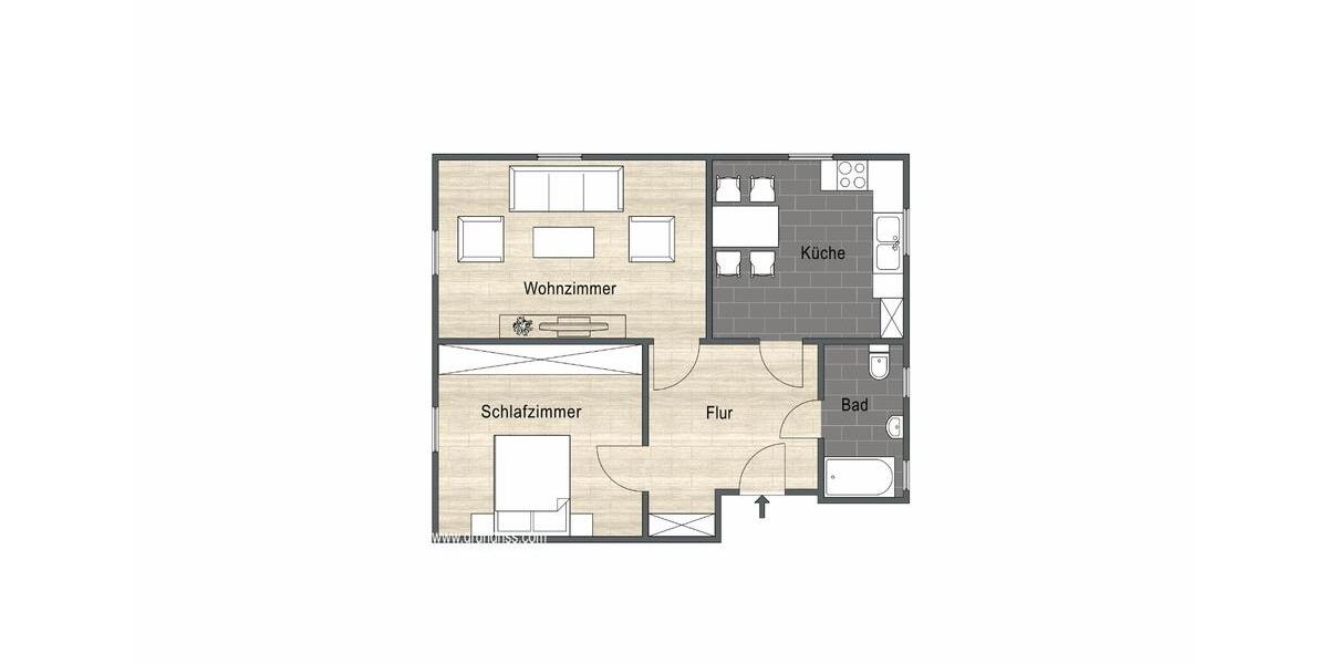 Etagenwohnung Augustusburg - 2 Zimmer, 69 m&sup2;, 420&euro; | Angebot:23764647