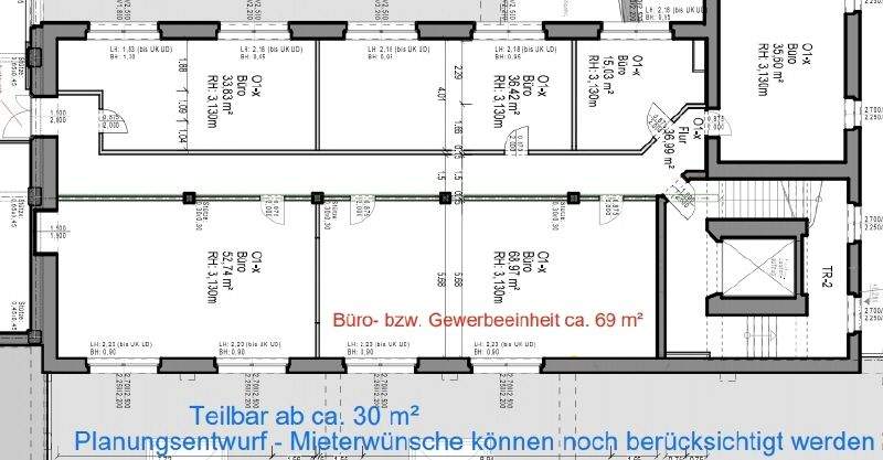 Gewerbeobjekt Chemnitz Einsiedel - 1 Zimmer, 69 m&sup2;, 345&euro; | Angebot:25820416