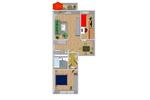 Etagenwohnung Chemnitz Klaffenbach - 3 Zimmer, 56 m&sup2;, 329&euro; | Angebot:26613475