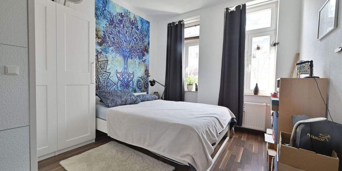 Etagenwohnung Chemnitz Schloßchemnitz - 2 Zimmer, 50 m&sup2;, 399&euro; | Angebot:26377182