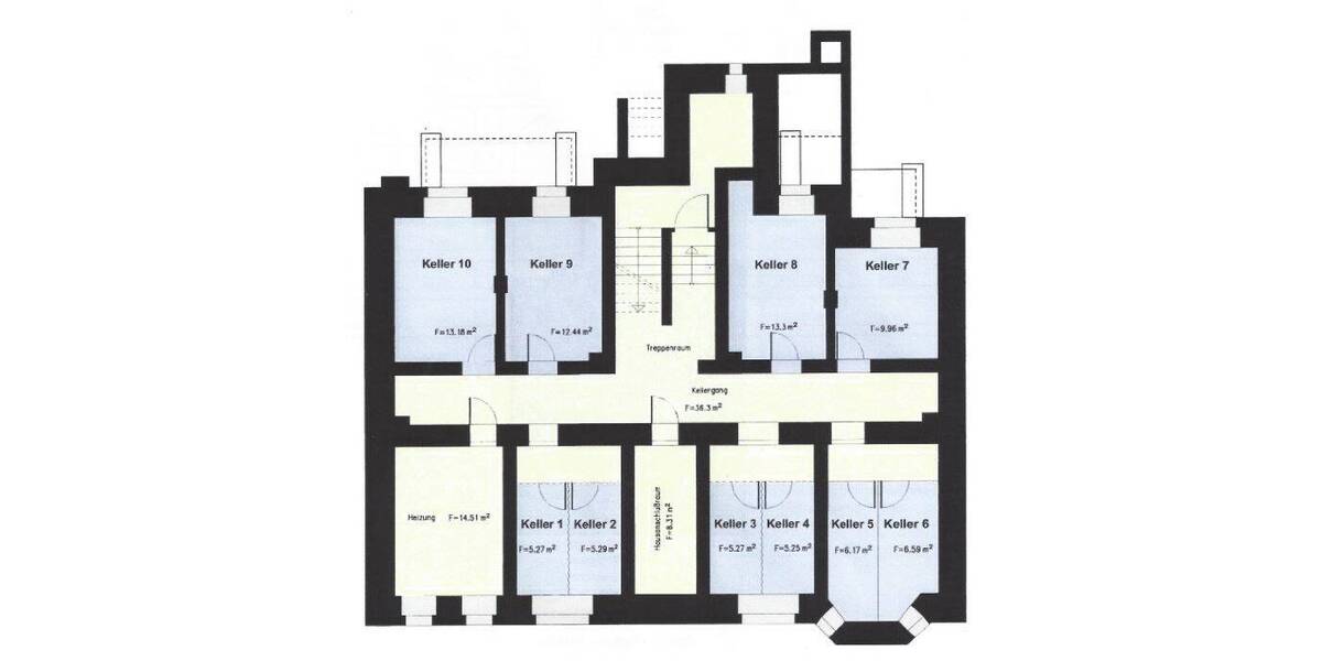 Etagenwohnung Chemnitz Kaßberg - 3 Zimmer, 90 m&sup2;, 170.000&euro; | Angebot:25716392