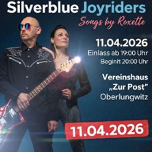 Silverblue Joyriders - Songs by Roxette 21.11.2026 Vereinshaus Zur Post