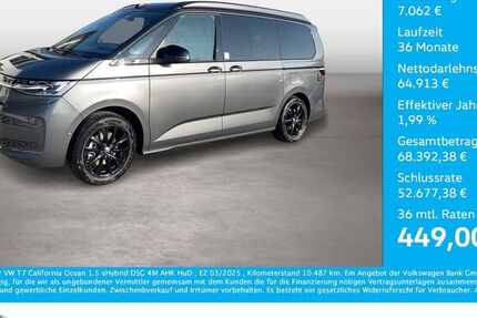 VW T7 California 10.487 km 71.975 &euro; Bernsdorf 09337