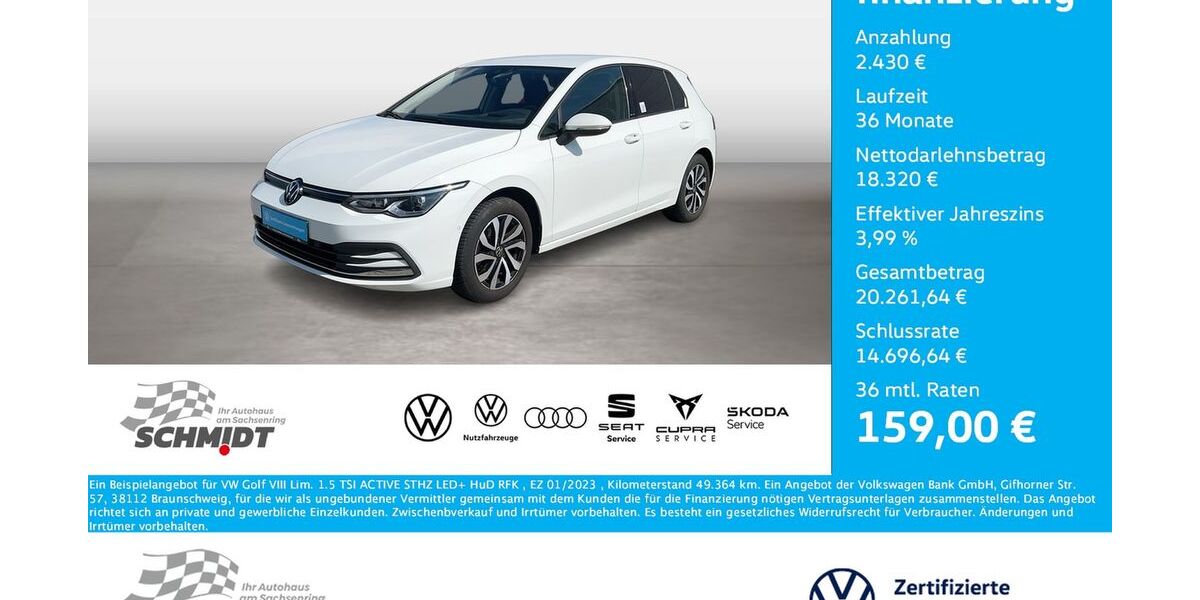 VW Golf 49.364 km 19.975 &euro; Bernsdorf 09337