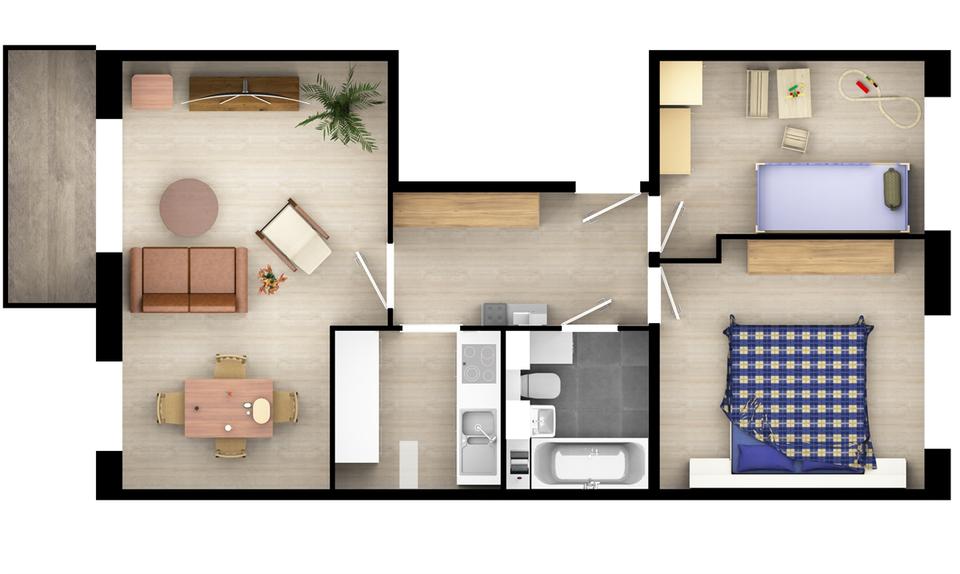 Wohnung mit Fahrstuhl zu vermieten! 3 zimmer