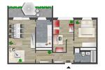 Etagenwohnung Chemnitz Klaffenbach - 3 Zimmer, 68 m&sup2;, 410&euro; | Angebot:26682557