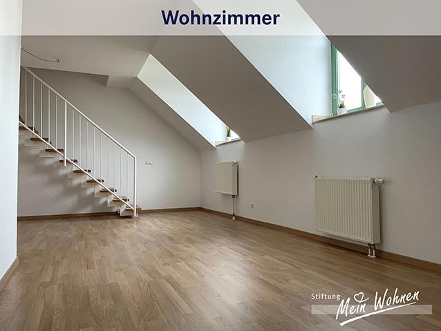 Dachgeschoßwohnung Chemnitz Kapellenberg - 2 Zimmer, 63 m&sup2;, 380&euro; | Angebot:26283439