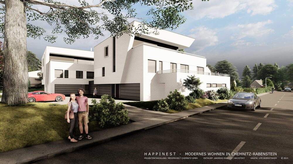 Neubau Chemnitz Bestlage 120 QM *** 4 Zimmer ***großer Garten *** autarke Energieversorgung Wärme Energie 4 zimmer