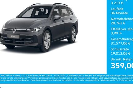 VW Golf 5.346 km 31.975 &euro; Bernsdorf 09337