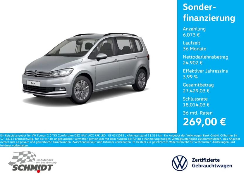 VW Touran 28.535 km 29.975 € Bernsdorf 09337