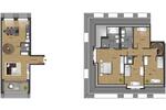 Maisonettenwohnung Chemnitz Borna-Heinersdorf - 5 Zimmer, 128 m&sup2;, 1.400&euro; | Angebot:21936535