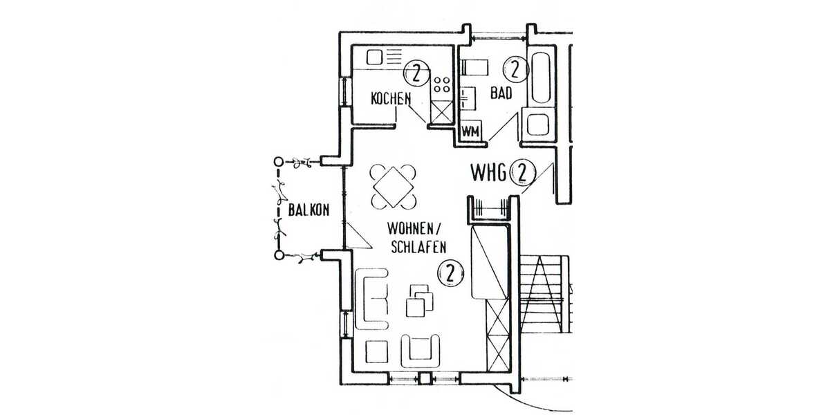Single-Traum-Wohnung als Anlage mit Potential - Küche und Bad mit Fenster, Balkon sowie Stellplatz! - Etagenwohnung Chemnitz Hilbersdorf | Angebot:26781609