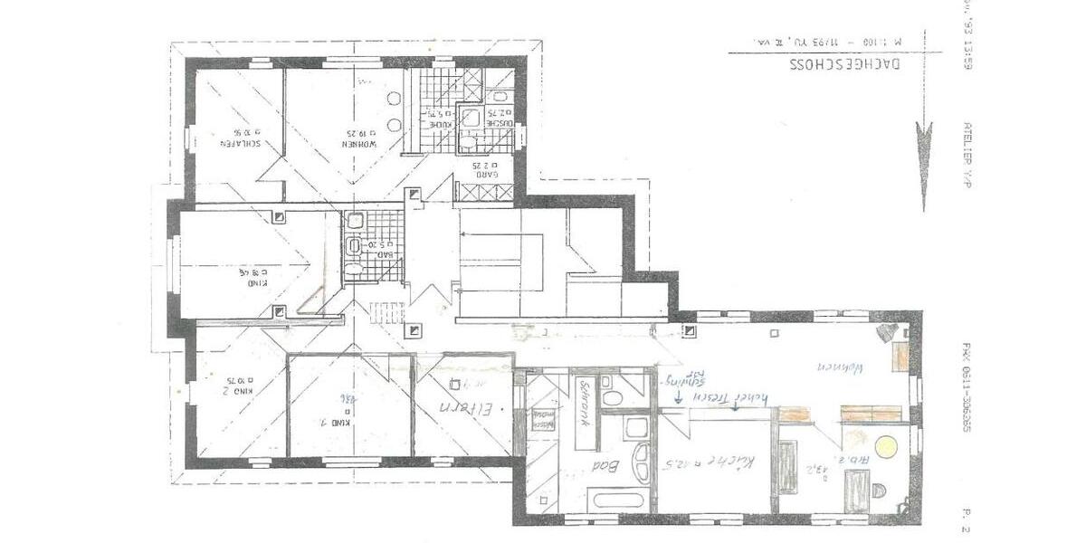 Dachgeschoßwohnung Chemnitz Rabenstein - 5 Zimmer, 142 m&sup2;, 850&euro; | Angebot:25589947