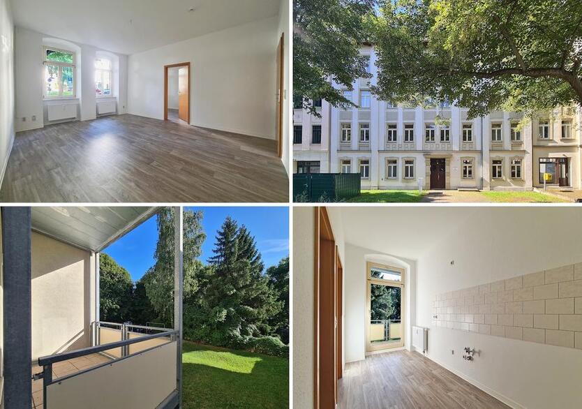 2 Warmmieten sparen*: renovierte Altbauwohnung mit großzügigen Balkon im bequemen EG zimmer