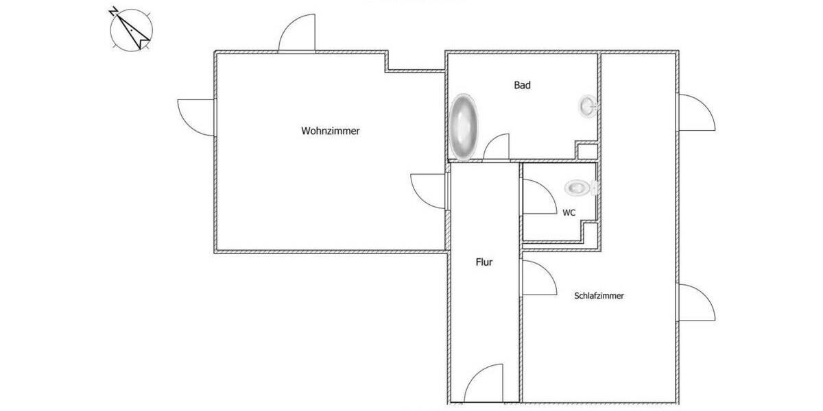 Dachgeschosswohnung mit individuellem Grundriss 2 zimmer