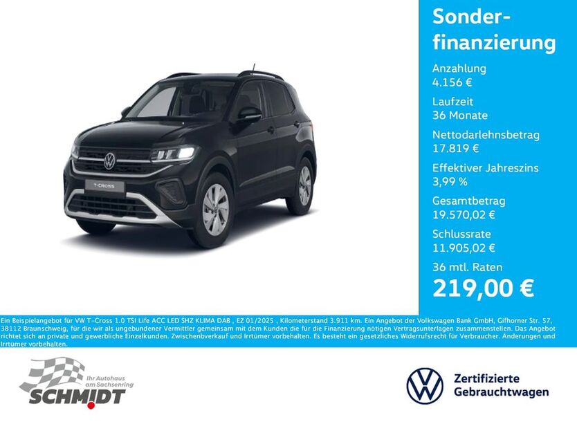 VW T-Cross 3.911 km 21.975 € Bernsdorf 09337