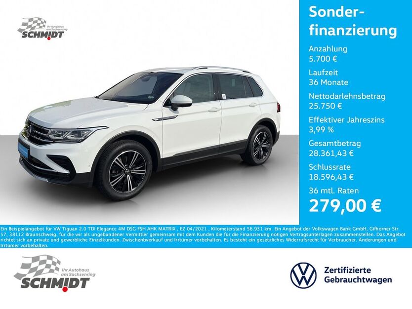 VW Tiguan 56.931 km 30.750 € Bernsdorf 09337