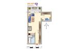 Etagenwohnung Hohenstein-Ernstthal Ernstthal - 1 Zimmer, 37 m&sup2;, 252&euro; | Angebot:26364566